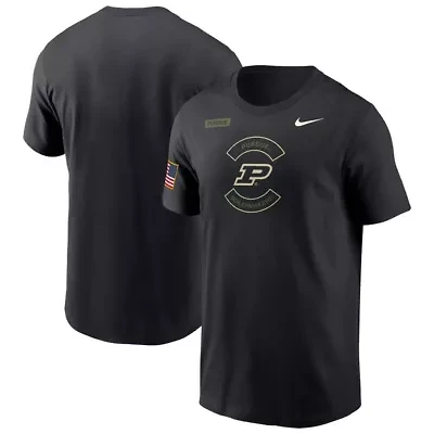 NCAA Nike Purdue Boilermakers 2025 Military Appreciation Dri-FIT T-Shirt