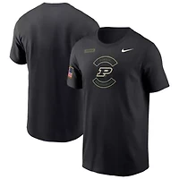 NCAA Nike Purdue Boilermakers 2025 Military Appreciation Dri-FIT T-Shirt