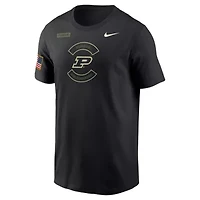 NCAA Nike Purdue Boilermakers 2025 Military Appreciation Dri-FIT T-Shirt