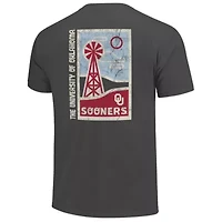 NCAA Oklahoma Sooners Minimal Vista Distressed Graphics T-Shirt