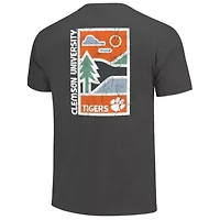 NCAA Clemson Tigers Minimal Vista Distressed Graphics T-Shirt
