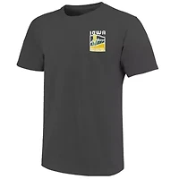 NCAA Iowa Hawkeyes Minimal Vista Distressed Graphics T-Shirt
