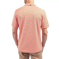 Miami (FL) Hurricanes NCAA Virtue Eco Pique Stripe Recycled DryTec Polo