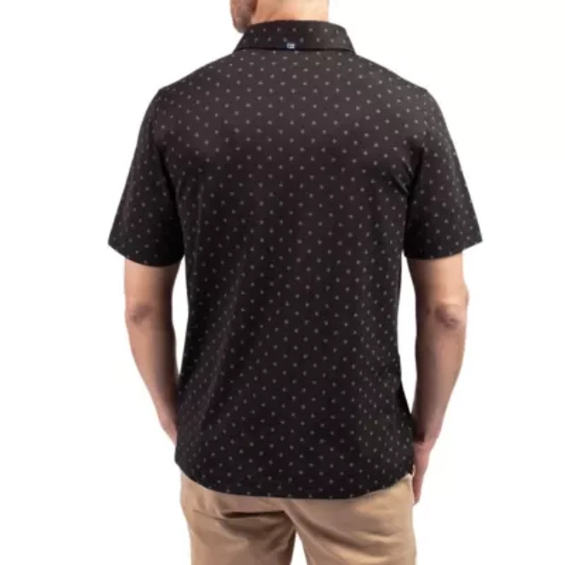 NCAA Marshall Thundering Herd Virtue Eco Pique Tile Print Recycled DryTec Polo