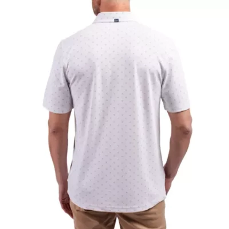 NCAA Bryant Bulldogs Virtue Eco Pique Tile Print Recycled DryTec Polo