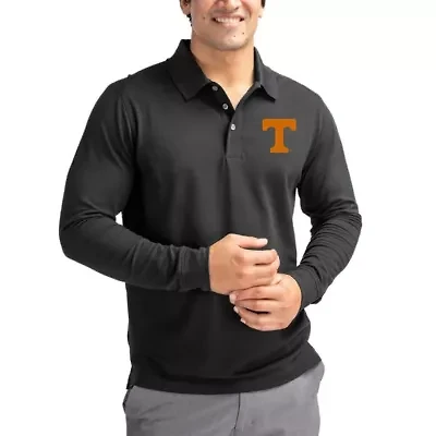 NCAA Tennessee Volunteers Advantage Eco Tri-Blend Pique Long Sleeve Polo