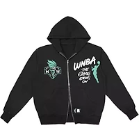 WNBA Unisex New York Liberty Double-Zip Hoodie