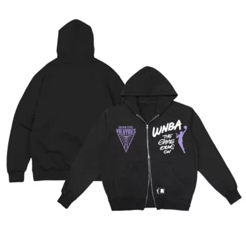WNBA Unisex Golden State Valkyries Double-Zip Hoodie