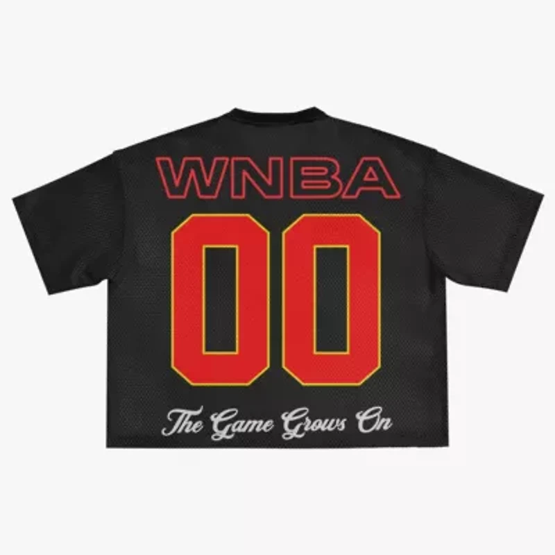 WNBA Unisex Indiana Fever Oversized Mesh Boxy Top