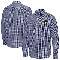 MLB Milwaukee Brewers Ellis Woven Tri-Blend Button-Down Shirt
