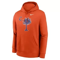 NCAA Nike Clemson Tigers Palmetto C Club Fleece Pullover Hoodie