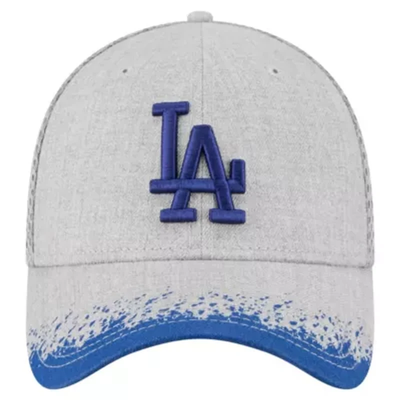 MLB Los Angeles Dodgers Visor Paint Splatter 39THIRTY Flex Hat