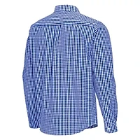 NBA New York Knicks Ellis Woven Tri-Blend Button-Down Shirt