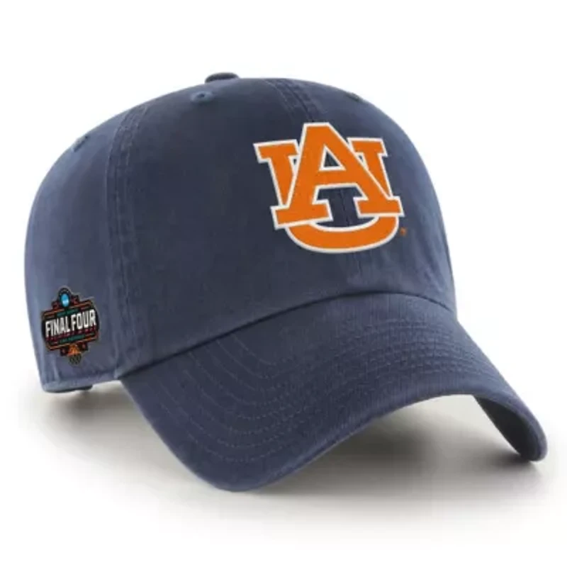 NCAA Auburn Tigers 2025 NCAA Basketball Tournament March Madness Final Four Clean Up Adjustable Hat