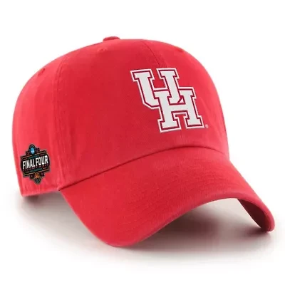 NCAA Houston Cougars 2025 NCAA Basketball Tournament March Madness Final Four Clean Up Adjustable Hat