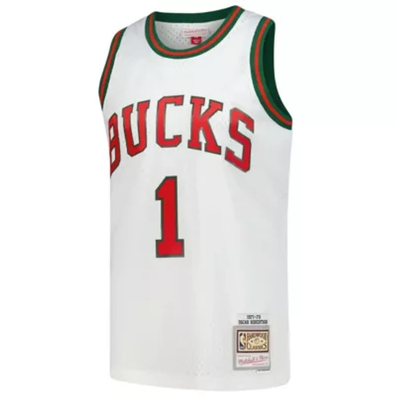 NBA Oscar Robertson Milwaukee Bucks Hardwood Classics Swingman Jersey