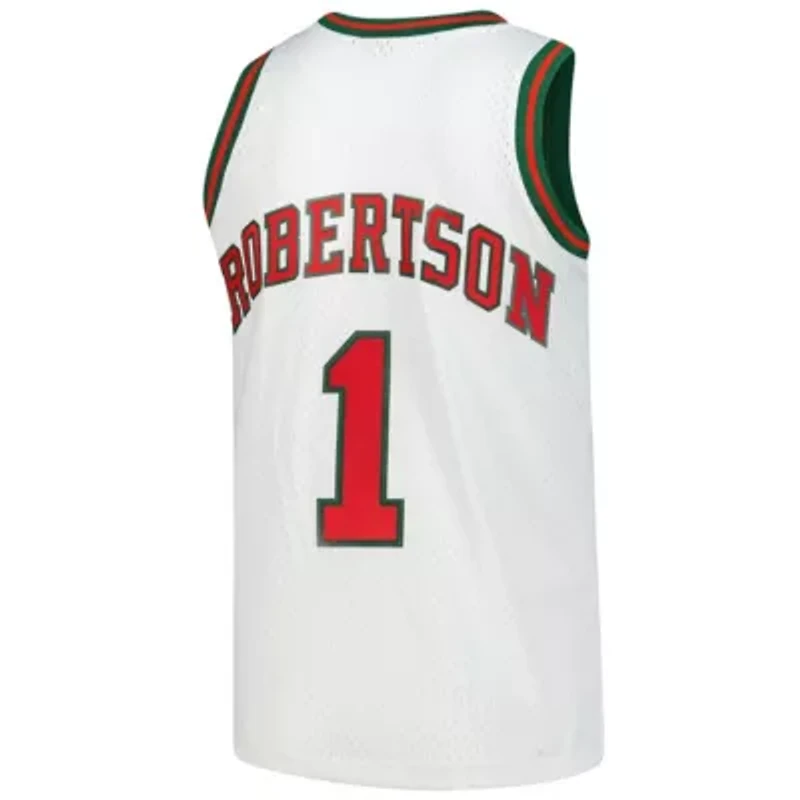 NBA Oscar Robertson Milwaukee Bucks Hardwood Classics Swingman Jersey