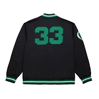 NBA Larry Bird Boston Celtics Legends Full-Snap Satin Jacket
