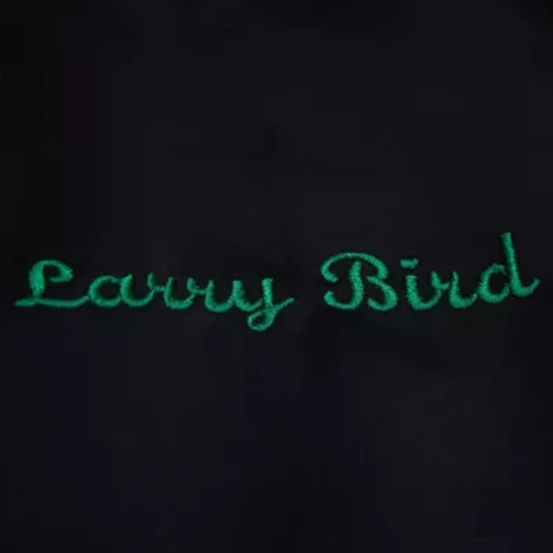 NBA Larry Bird Boston Celtics Legends Full-Snap Satin Jacket