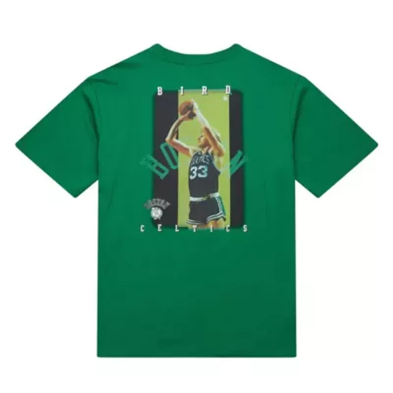 NBA Larry Bird Kelly Boston Celtics Hardwood Classics Legends T-Shirt