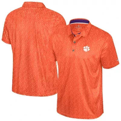 NCAA Clemson Tigers Football Print Polo