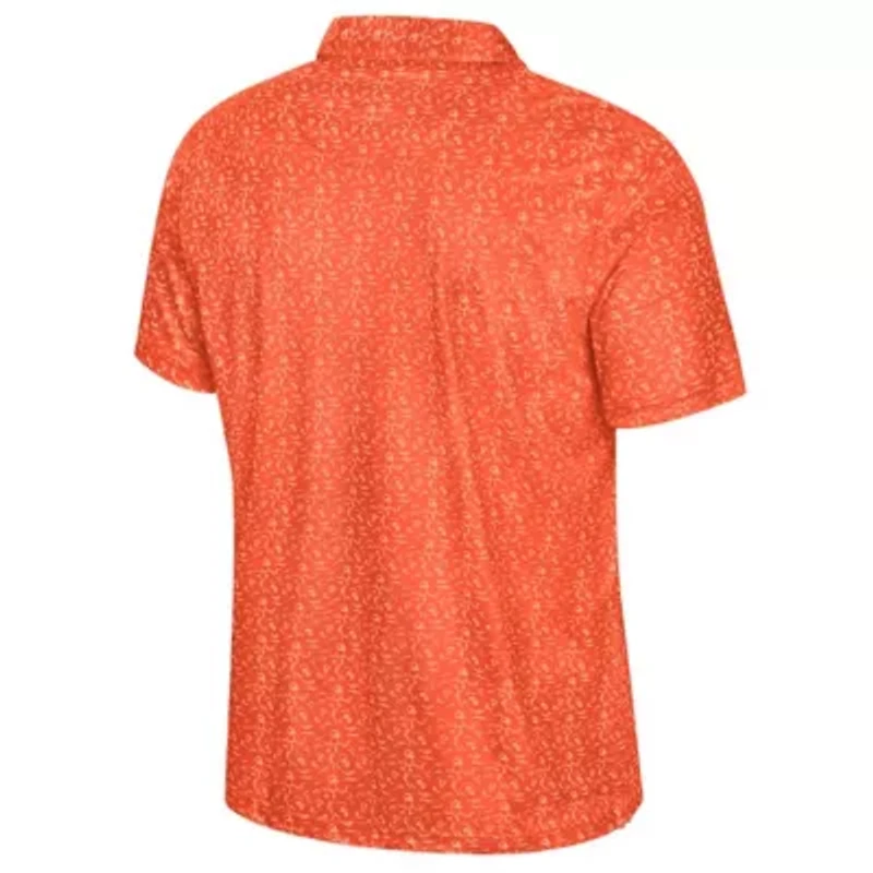 NCAA Clemson Tigers Football Print Polo