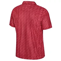 Alabama Crimson Tide NCAA Football Print Polo