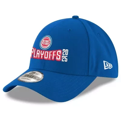 NBA Detroit Pistons 2025 NBA Playoffs 9FORTY A-Frame M-Crown Adjustable Hat