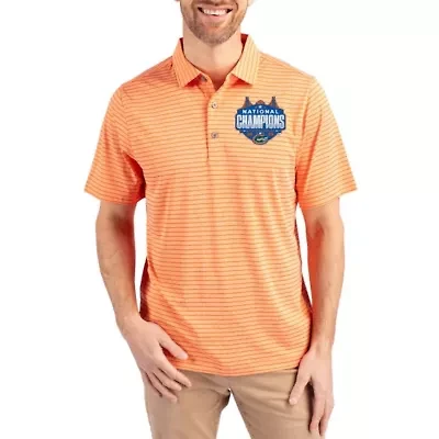NCAA Men’s Florida Gators 2025 Basketball National s Eco Stripe Stretch Recycled DryTec Polo
