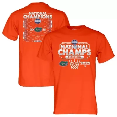 NCAA Florida Gators 2025 Basketball National s Bracket T-Shirt