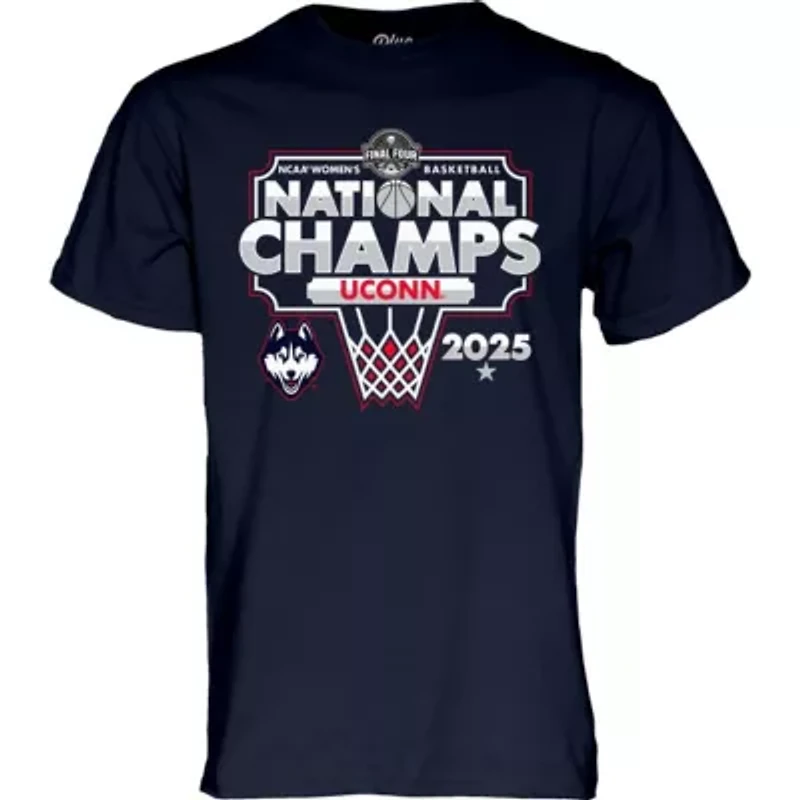 Connecticut Huskies NCAA UConn 2025 Basketball National s Bracket T-Shirt
