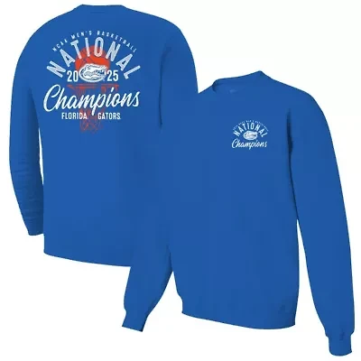 NCAA Florida Gators 2025 Basketball National s Overlay Pullover Sweatshirt