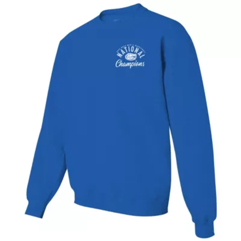 NCAA Florida Gators 2025 Basketball National s Overlay Pullover Sweatshirt