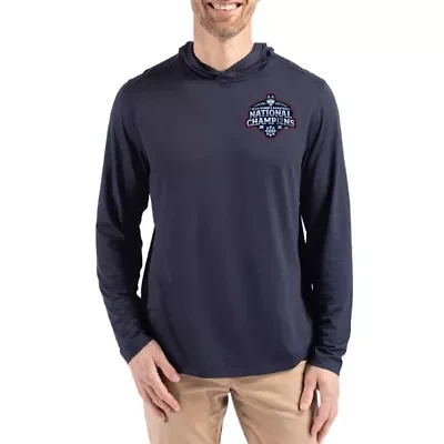 Connecticut Huskies NCAA UConn 2025 Basketball National s Coastline Epic Comfort Recycled Long Sleeve Hoodie T-Shirt