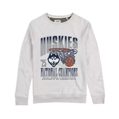 Connecticut Huskies NCAA UConn 2025 Basketball National s Tri-Blend Pullover Sweatshirt