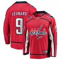 NHL Fanatics Ryan Leonard Washington Capitals Home Breakaway Jersey