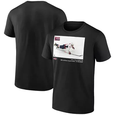 NHL Alexander Ovechkin Washington Capitals All-Time Goals Leader T-Shirt