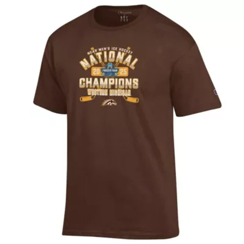 NCAA Unisex Western Michigan Broncos 2025 Frozen Four Ice Hockey National s T-Shirt