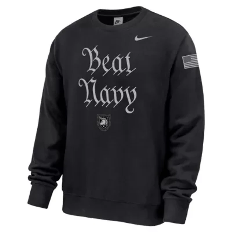 Army Black Knights NCAA Nike 250 Collection Club Fleece Sweatshirt