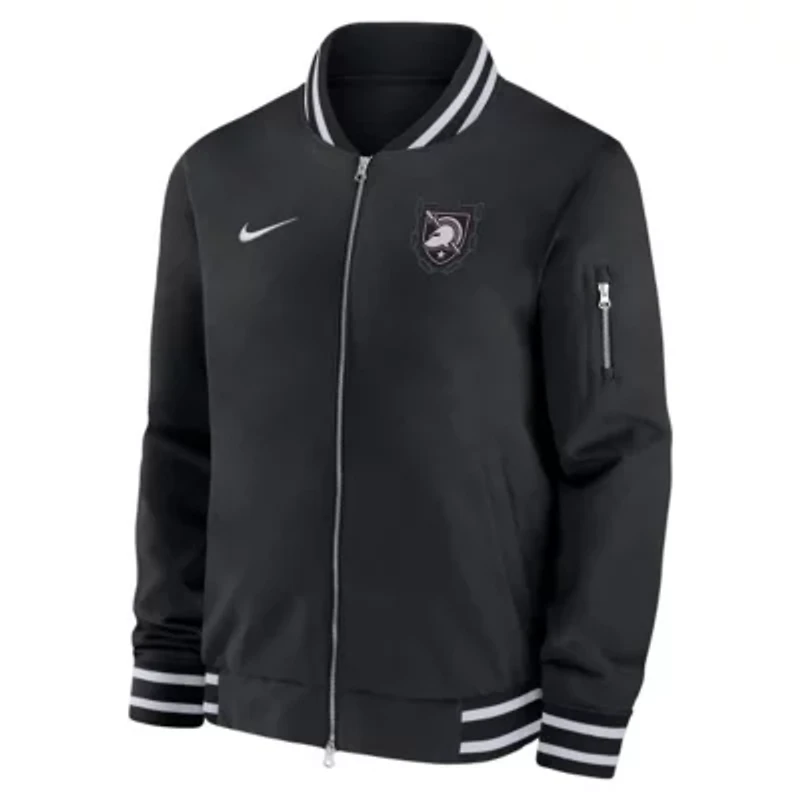 Army Black Knights NCAA Nike 250 Collection Full-Zip Bomber Jacket