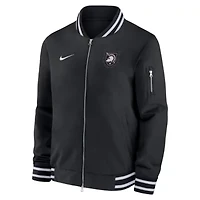 Army Black Knights NCAA Nike 250 Collection Full-Zip Bomber Jacket