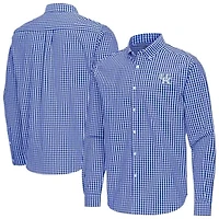 NCAA Kentucky Wildcats Ellis Woven Tri-Blend Long Sleeve Button-Down Shirt