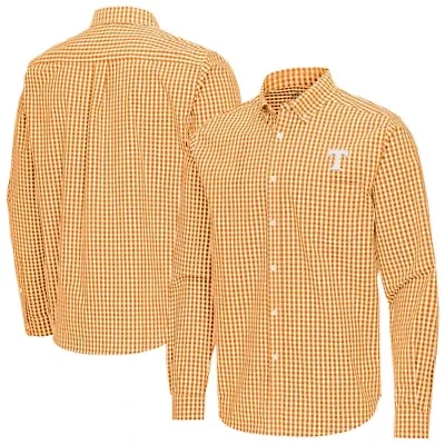 NCAA Tennessee Volunteers Ellis Woven Tri-Blend Long Sleeve Button-Down Shirt
