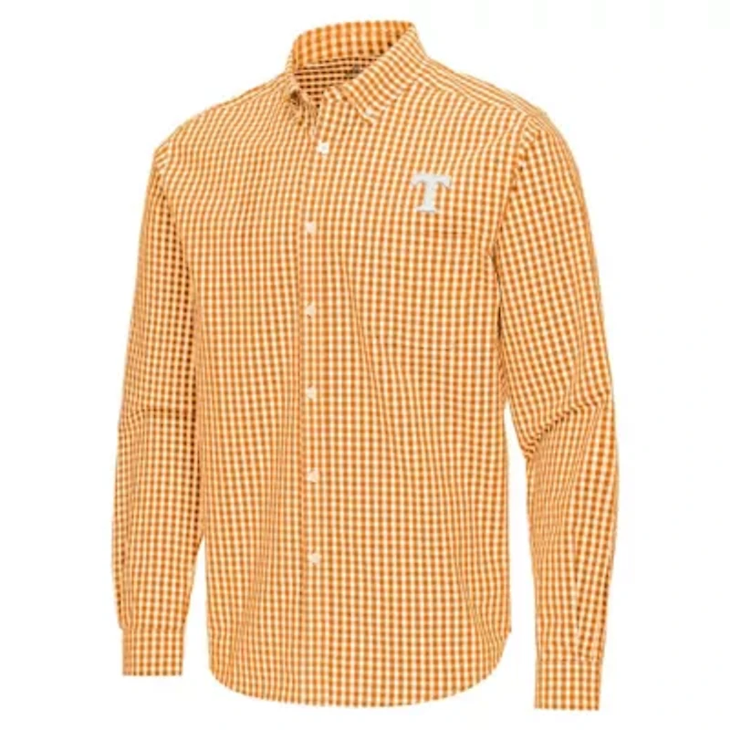 NCAA Tennessee Volunteers Ellis Woven Tri-Blend Long Sleeve Button-Down Shirt