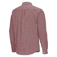 NCAA Texas A&M Aggies Ellis Woven Tri-Blend Long Sleeve Button-Down Shirt