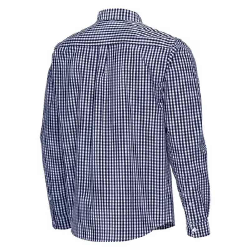 NCAA Virginia Cavaliers Ellis Woven Tri-Blend Long Sleeve Button-Down Shirt