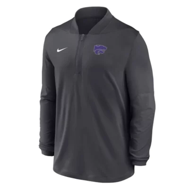 NCAA Nike Kansas State Wildcats Dri-FIT Half-Zip Pullover