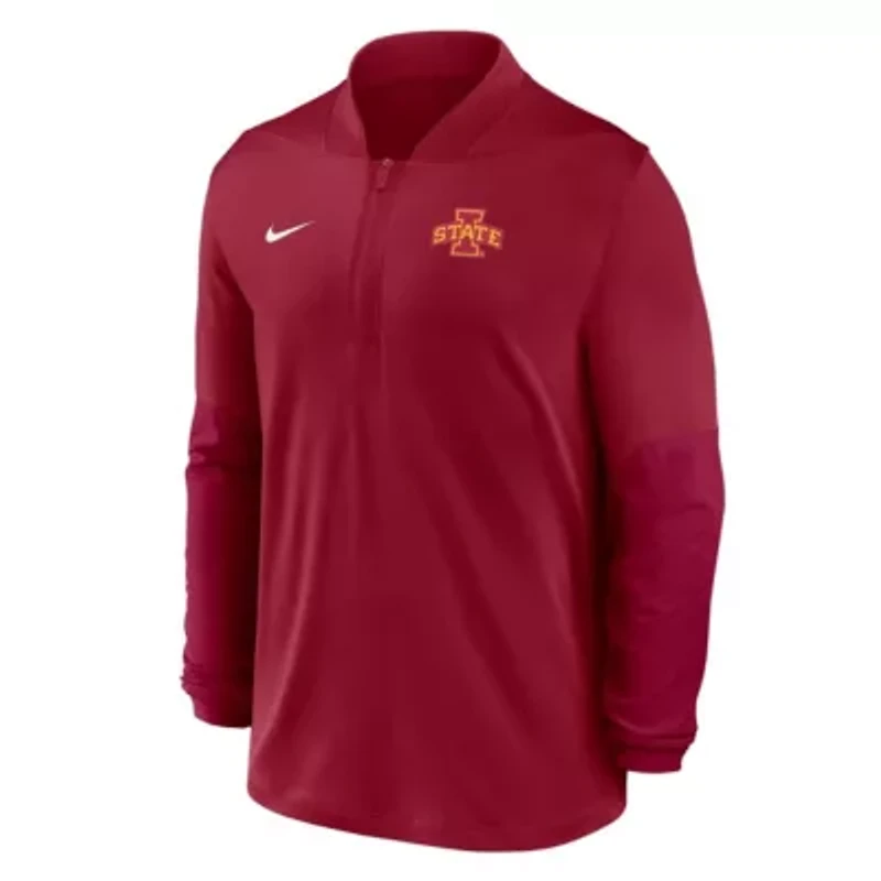 NCAA Nike Iowa State Cyclones Dri-FIT Half-Zip Pullover