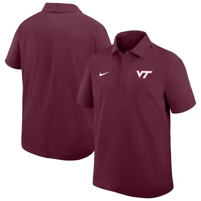 NCAA Nike Virginia Tech Hokies Woven Polo
