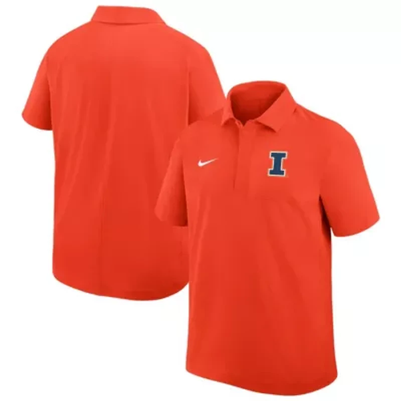 NCAA Nike Illinois Fighting Illini Woven Polo
